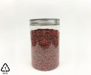 10cm (D) x 15cm (H) Plastic Spice Jars Screw Top HC1015 YW