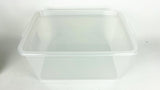 20L Plastic Rectangle Basin With Lid #0536