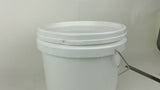 White Round Bucket Pails With/Without Lid 10L Storage Food Liquid