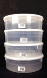 4L Plastic Cake Container with Lid Pantry Container #0011