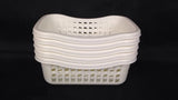 Plastic Mini White Basket #5238