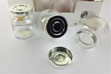 10pcs Glass Spice Jars w Screw Lid GA006