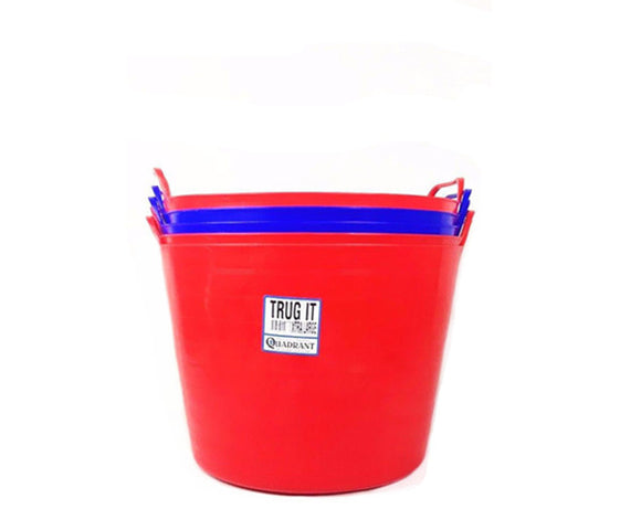 42L Plastic Large Trug Bucket w Handle #4873
