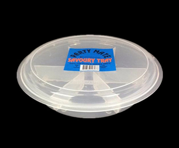 Plastic Food Server w Lid Container #8437