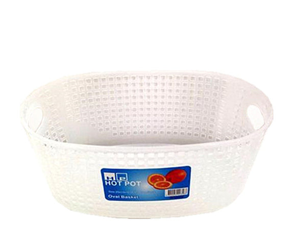 25x14x10.5cm Plastic Multi Purpose Oval Basket #3583