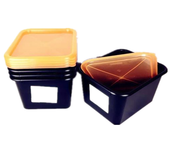15L Plastic Tool Box Storage w Lid Container #5313